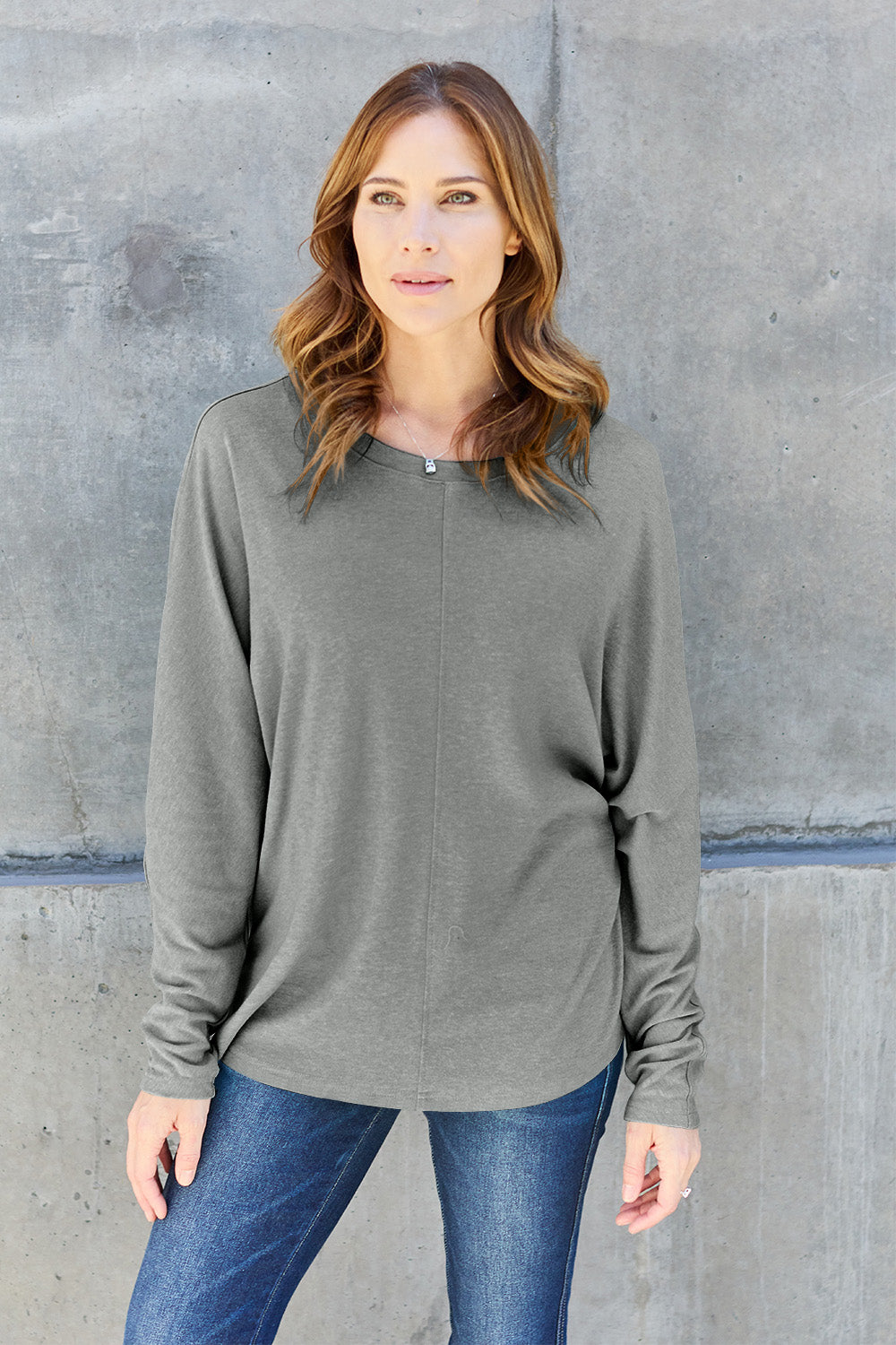 Mia Round Neck Long Sleeve T-Shirt