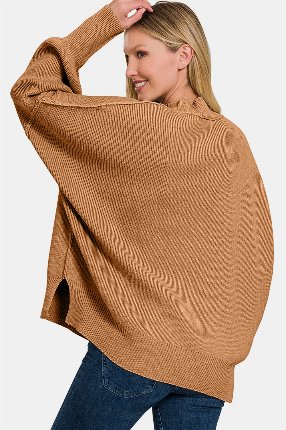 Side Sit Oversize Sweater