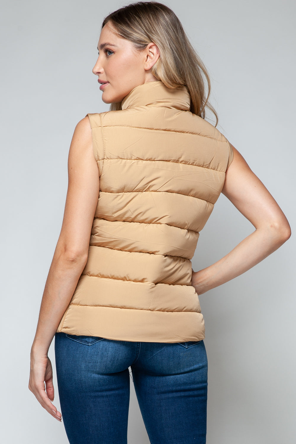 Turtleneck Vest with Pockets