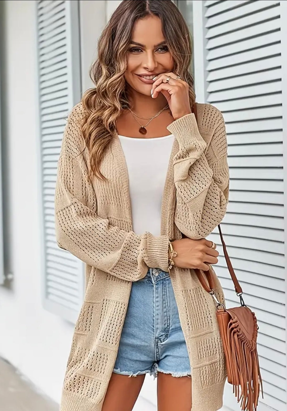 Mae Lightweight Knit Cardigan