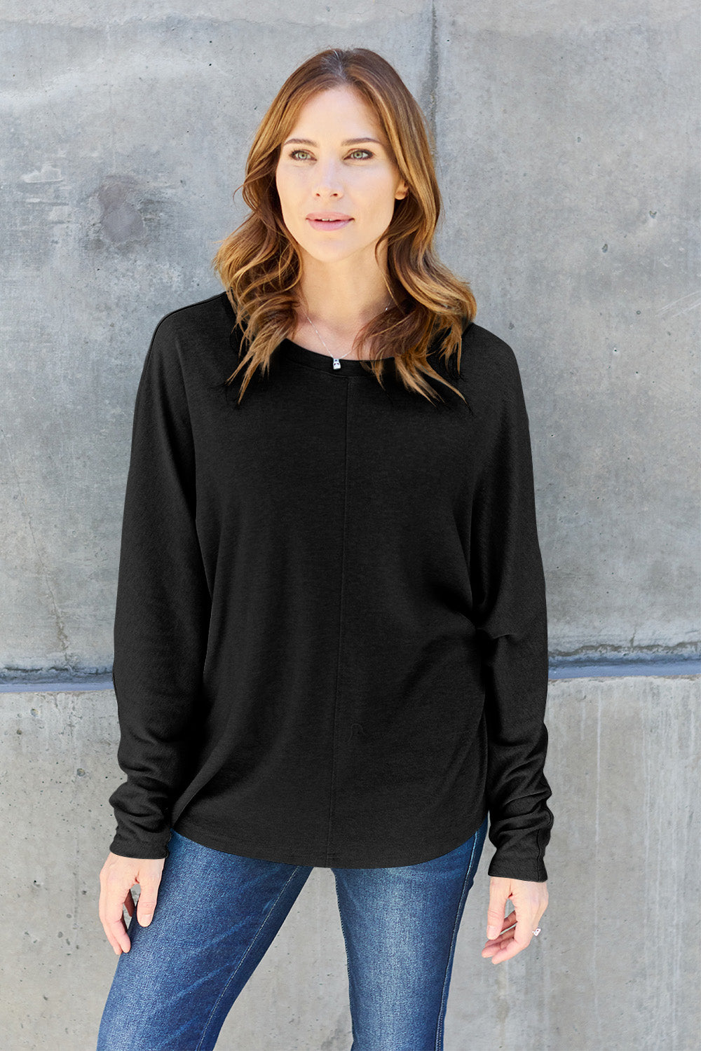 Mia Round Neck Long Sleeve T-Shirt